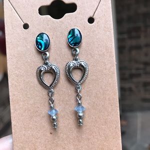 Genuine Sterling  Silver Earrings